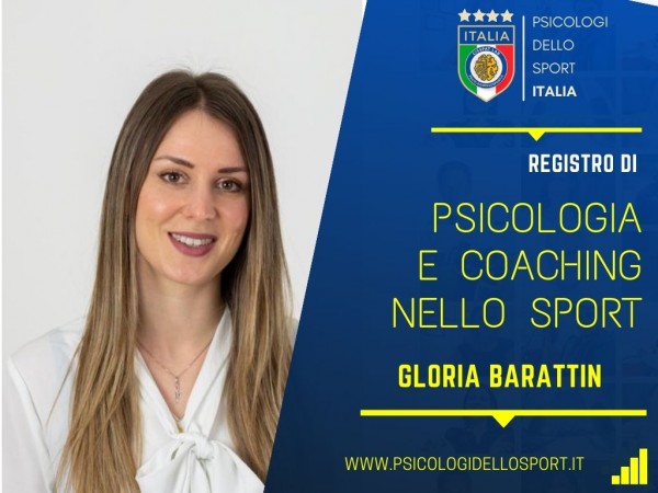 gloria barattin PSICOLOGI DELLO SPORT E DELL ESERCIZIO PREPARATORE MENTALE PSICOLOGIA registro PSICOLOGI DELLO SPORT