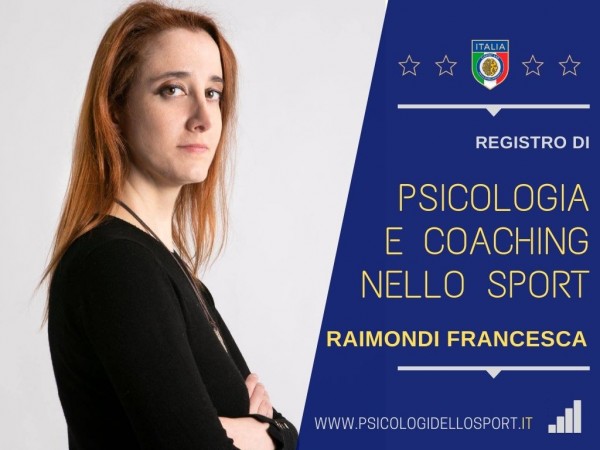 raimondi francesca PSICOLOGI DELLO SPORT E DELL ESERCIZIO PREPARATORE MENTALE PSICOLOGIA registro PSICOLOGI DELLO SPORT psy sport