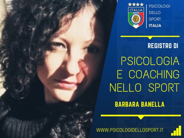 barbara banella PSICOLOGI DELLO SPORT E DELL ESERCIZIO PREPARATORE MENTALE PSICOLOGIA registro PSICOLOGI DELLO SPORT