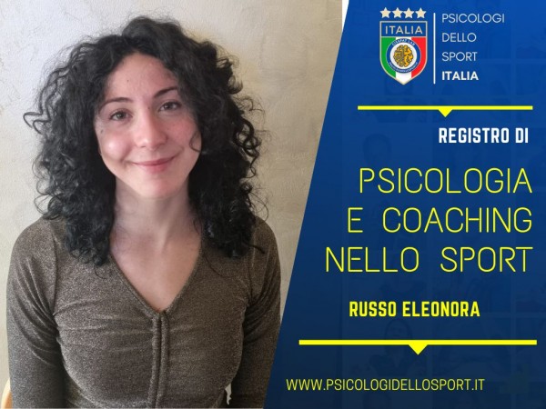 PSICOLOGI DELLO SPORT E DELL ESERCIZIO PREPARATORE MENTALE PSICOLOGIA registro PSICOLOGI DELLO SPORT russo eleonora